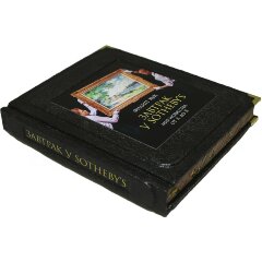 Иллюстрированная книга «Завтрак у Sotheby’s. Мир искусства от А до Я» в кожаном переплёте