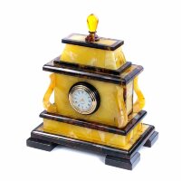 Настольные часы из янтаря «STATUS» для рабочего стола