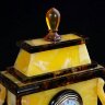 Настольные часы из янтаря «STATUS» для рабочего стола