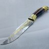 Охотничий нож «Золотой сокол» с позолоченным клинком