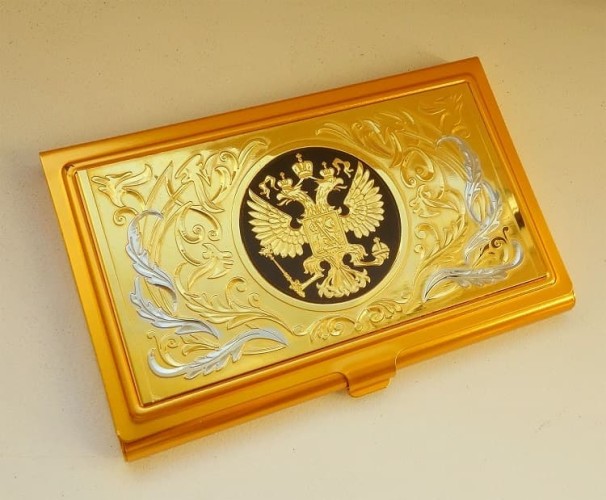 Набор «Визитница, флешка, ручка»