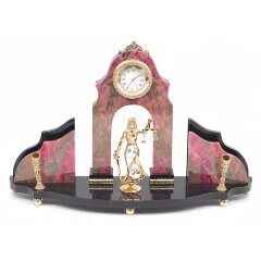 Настольный набор «Фемида» (родонит долерит)