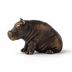 Бронзовая статуэтка «Бегемотик»