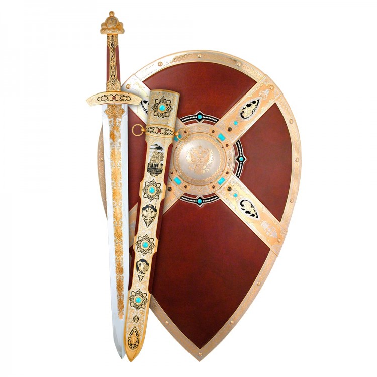 Сувенирный меч и щит «Державный»