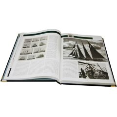 Подарочная книга «Парусные яхты. История и современность» в кожаном переплёте