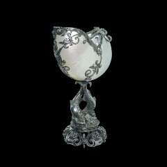 Серебряный кубок «Осьминог» из морской раковины NAUTILUS