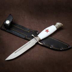 Наградной нож финка «ВМФ» со звездой СССР на рукояти