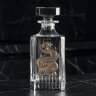 Подарочный набор бокалов для виски «Змея» (6 шт.) со Штофом символ года 2025