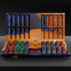 Покерный набор «Подарочный» из массива дерева ценных пород