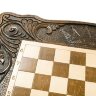 Резные шахматы с нардами «Корона»