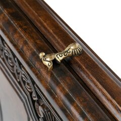 Резные нарды «Армянский узор» из массива дерева