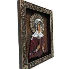 Именная икона «Святая мученица Наталия» с кристаллами Сваровски