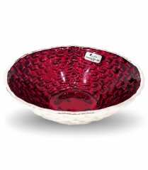 Бордовая декоративная чаша «Аметистовый Рим» для праздничного стола