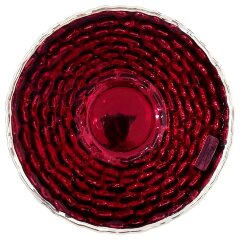 Бордовая декоративная чаша «Аметистовый Рим» для праздничного стола