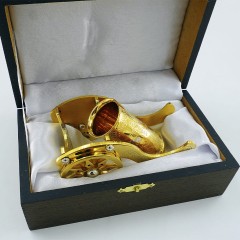 Позолоченная рюмка «Пушка» — отличный вариант на День защитника Отечества