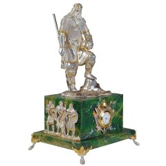 Композиция «Богатырь Русич», бронза