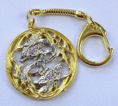 Брелок знак зодиака «Рыбы»