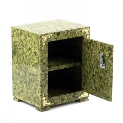 Декоративный сейф из камня змеевик «Шеф» для хранения документов