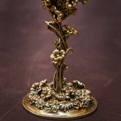 Подарочный бокал для вина «Цветущий сад» с художественным оформлением