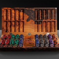 Игровой набор «POKER» из массива дерева