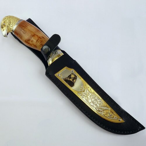 Сувенирный нож «Орёл» в кожаных ножнах