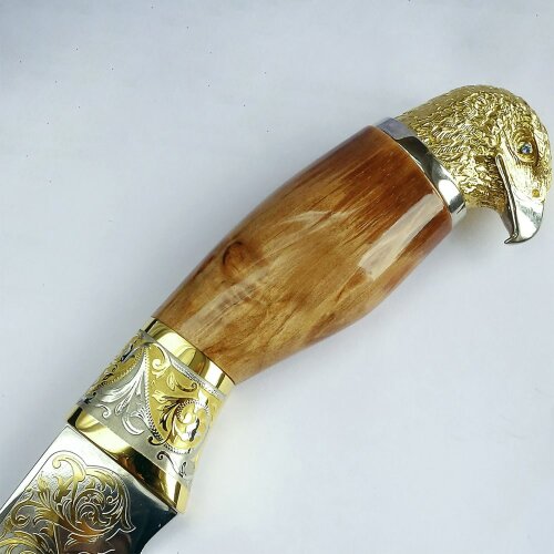 Сувенирный нож «Орёл» в кожаных ножнах