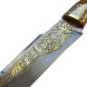 Подарочный нож «Кабан» с дамасским клинком