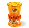Подарочная стопка из янтаря «Солнышко» 