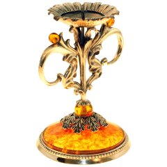 Янтарный подсвечник «Грация»
