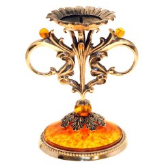 Янтарный подсвечник «Грация»