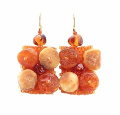 Серьги из янтаря «Милашка»