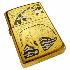 Позолоченная зажигалка «Вожак»