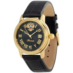 Кварцевые часы «Россия» (позолота)