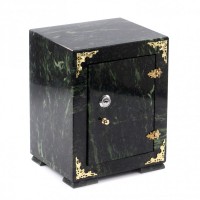 Декоративный сейф из камня змеевик «Банкир» для хранения денег