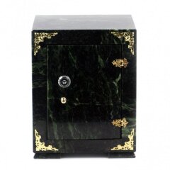 Декоративный сейф из камня змеевик «Банкир» для хранения денег