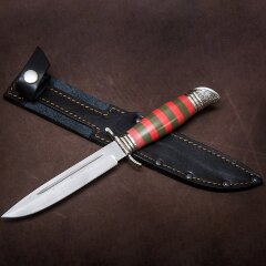 Подарочный нож финка «Спецназ МВД» с аббревиатурой НКВД на рукояти