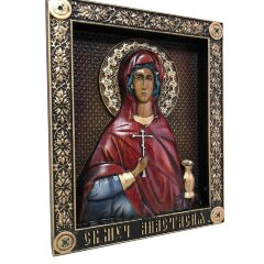 Именная именная икона «Святая великомученица Анастасия» с кристаллами Сваровски