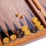 Нарды ручной работы «Скорпион и Дракон» с янтарной мозаикой