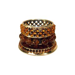 Подсвечник из янтаря «Солнышко»