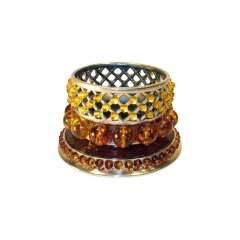 Подсвечник из янтаря «Солнышко»