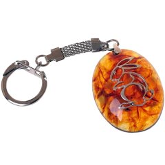 Сувенирный брелок из янтаря «Кролик» — символ 2023 года