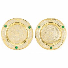 Чайный набор подстаканников «Малахит»