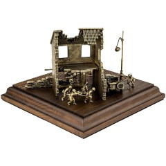 Сувенирная диорама «Городской бой 1943 год»