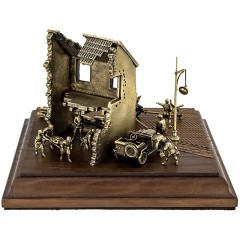 Сувенирная диорама «Городской бой 1943 год»