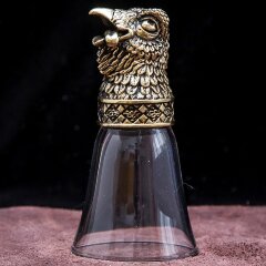 Подарочная стопка перевёртыш «Весёлый тетерев» из бронзы