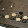 Резные нарды ручной работы «Гладиаторы»