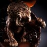 Новогодний сувенир «Тигр в шаре» из дерева