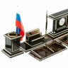 Настольный органайзер «Кабинетный» из камня обсидиан