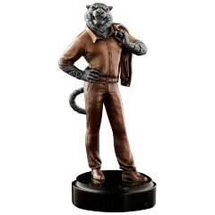 Бронзовая статуэтка «Тигр деловой» в подарок руководителю