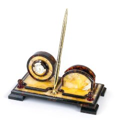 Настольный органайзер из янтаря «Офис» для рабочего стола